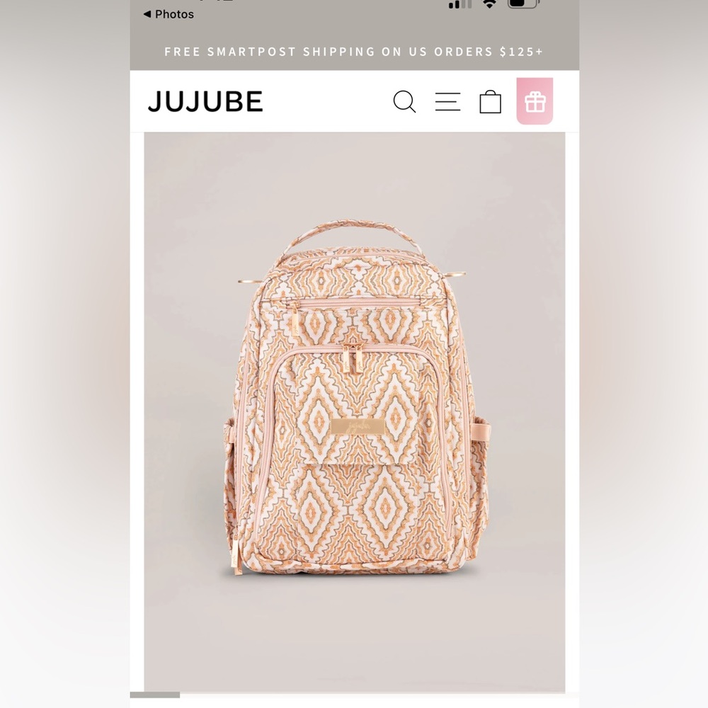 JUJUBE diaper backpack in the shade : dotted diamond 💎 ❤️